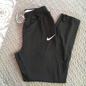 Men’s Nike Black and White Dri fit Joggers
